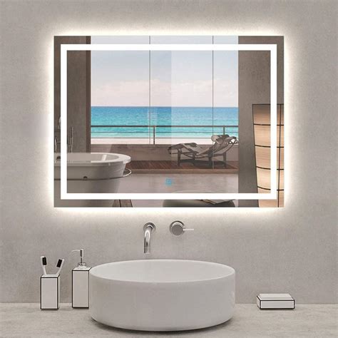 led touch mirror|led mirror with touch sensor.